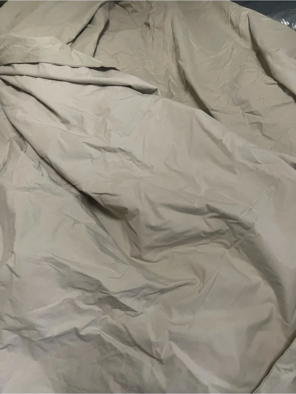 Quince cotton duvet cover set with bag queen/full